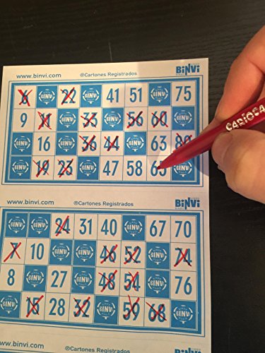 4800 cartones de Bingo BINVI
