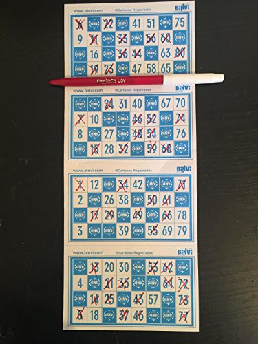 4800 cartones de Bingo BINVI
