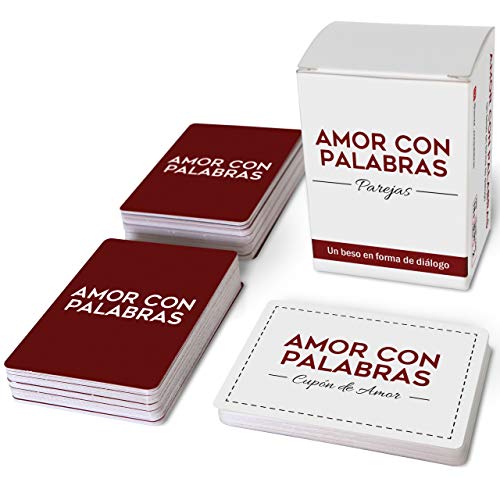 AMOR CON PALABRAS - Parejas | Juegos de Mesa para Dos Personas Que fortalecen Las relaciones convirtiéndolos en inmejorables Regalos para Parejas