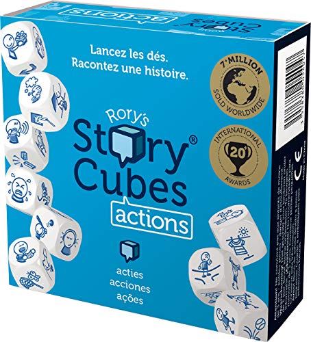 Asmodée Story Cubes: Acciones - Todas las versiones disponibles, Multilenguaje (ASMRSC02ML1)