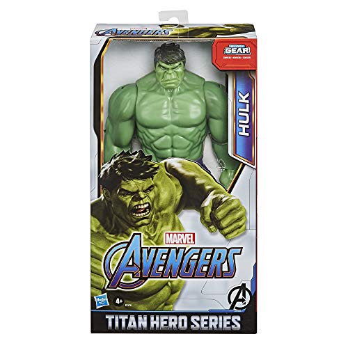 Avengers- Figura Titan Hero Deluxe Hulk, Color verde oliva (Hasbro E74755L0)