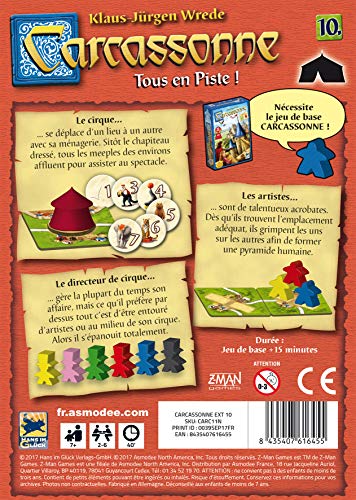 Carcassonne – Ext. 10 Todos en pista , color/modelo surtido