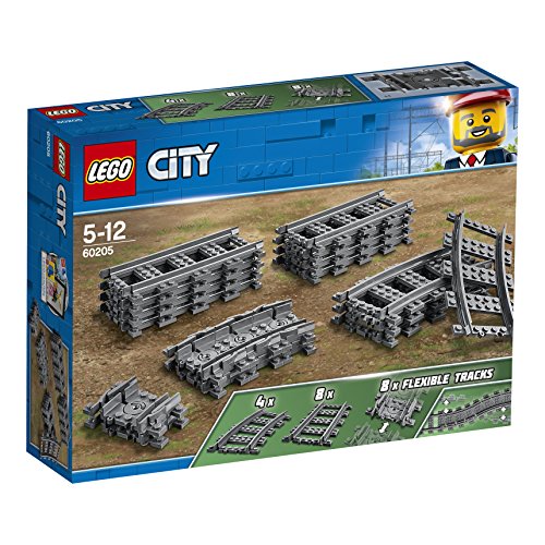 Carriles LEGO City (60205), juguetes infantiles - Juego de Construcción VíAs