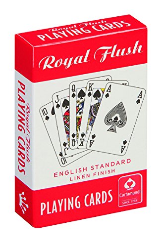 Cartamundi Royal Flush Naipes de diseño estándar (3 Barajas), Color Rojo, Blanco y Azul