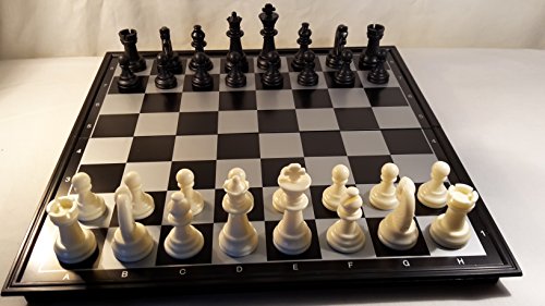 Chessebook - Ajedrez Damas Backgammon Tablero de 32 x 32 cm, magnético