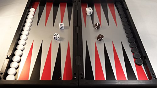 Chessebook - Ajedrez Damas Backgammon Tablero de 32 x 32 cm, magnético