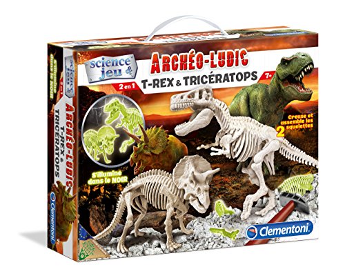 Clementoni - A1503085 - Jeu Scientifique - Trex Triceratops