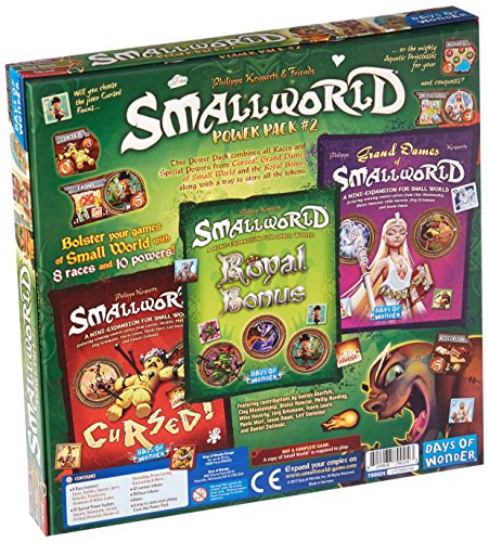 Days of Wonder DOW790024 Small World Race Collection: Maldito, Grand Dames & Royal, Multicolor