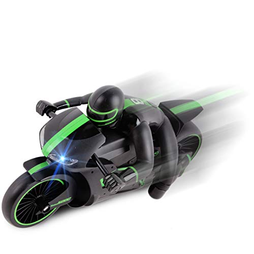 deAO Moto de Carreras GP Grand Prix Teledirigida a Pequeña Escala Incluye Batería Recargable y Cargador USB