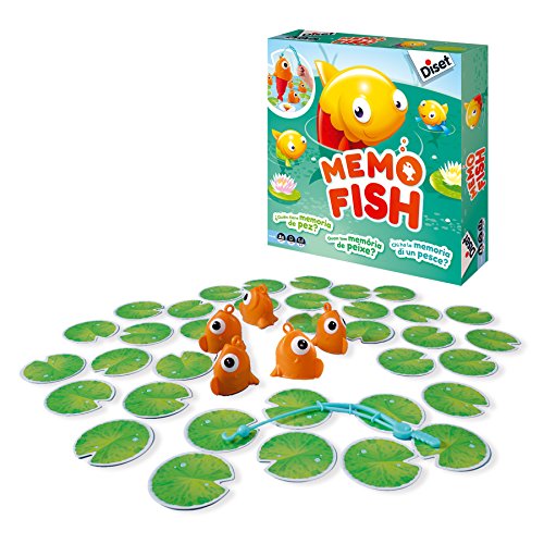 Diset - Memo fish, juego de mesa