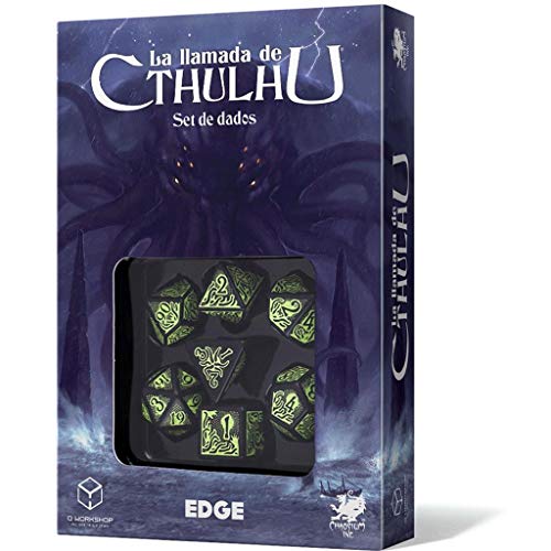Edge Entertainment-Set de Dados La Llamada de Cthulhu (Asmodee, EECHCT00)