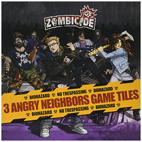 Edge Entertainment- Zombicide Temporada Angry Neighbors Game Tiles - Varios Idiomas, Color (EDGZG65)