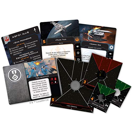 Fantasy Flight Games- Star Wars X-Wing 2.0 - Ases estelares, Color (SWZ66ES)