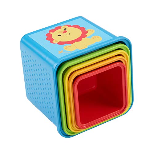 Fisher-Price Bloques apila y descubre, juguete bebé (Mattel CDC52) , color/modelo surtido