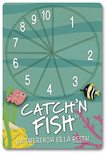 Fournier- Catch´n Fish. Aprende a Sumar Juego de Cartas Educativo Infantil, Multicolor (1040718)