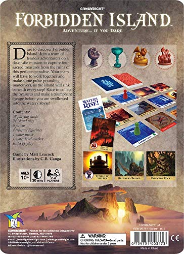 Gamewright Games Devir - La Isla Prohibida, Juego de Mesa  (versión Inglesa)