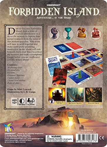 Gamewright Games Devir - La Isla Prohibida, Juego de Mesa  (versión Inglesa)