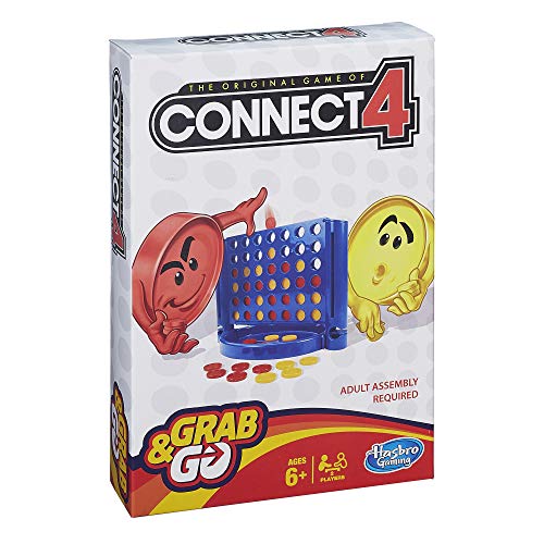 Hasbro Gaming - Conecta 4, Juego de Viaje (versión en inglés)