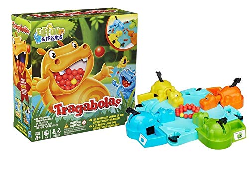 Hasbro Gaming - Tragabolas, juego de mesa (Hasbro 98936175) (versión española/portuguesa)