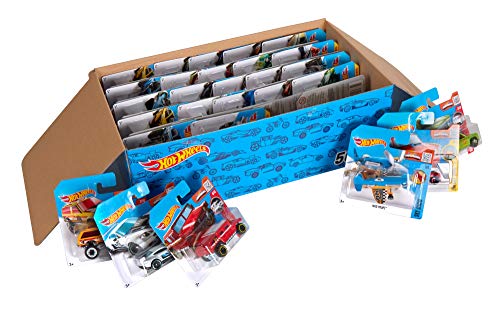 Hot Wheels Pack 50 Vehículos, coches de juguete (modelos surtidos) (Mattel V6697)