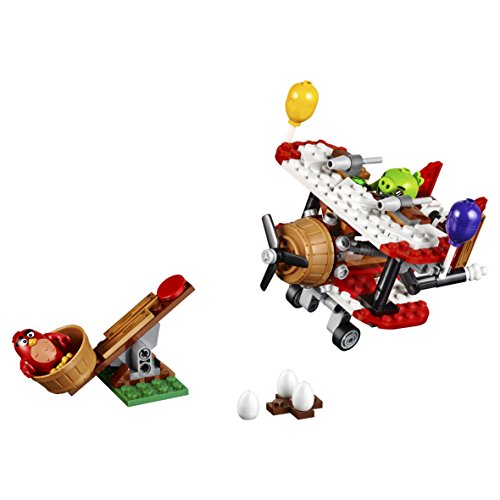 LEGO Angry Birds- Ataque en el avión de los Cerdos, Juego de construccion (75822)
