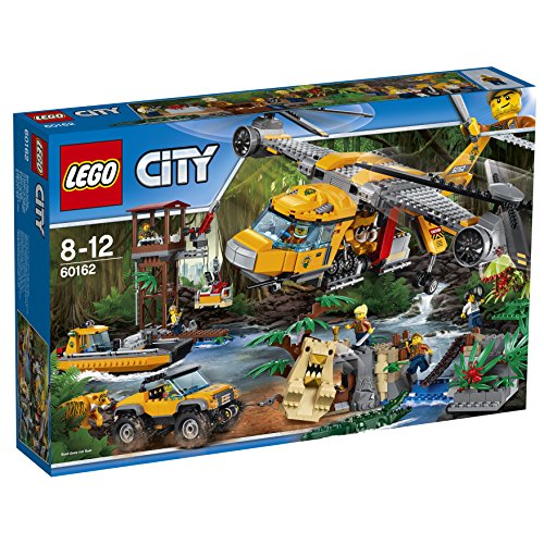 LEGO City 60162 Jungla de alimentación helicóptero construcción Juguete