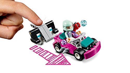 LEGO Friends - Taller de Tuneo Creativo, Juguete con Mini Muñecas y Karts para Imaginar y Recrear Divertidas Carreras de Coches, para Niñas y Niños de 6 a 12 Años (41351)