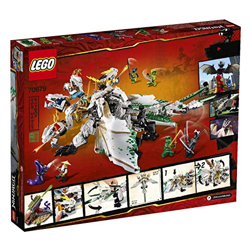 LEGO Ninjago - Dragón dorado set de ninjas creativo de juguete para construir (70666)