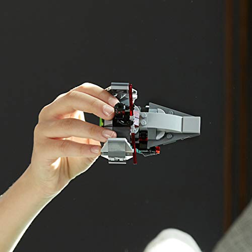 LEGO Star Wars - Microfighter: Infiltrador Sith, juguete divertido de construcción de nave de La Guerra de las Galaxias con Darth Maul (75224)