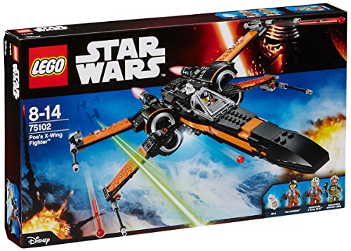 LEGO Star Wars - Poe's X-Wing Fighter, Juguete de Construcción de Nave Espacial de la Saga de la Guerra de las Galaxias (75102)