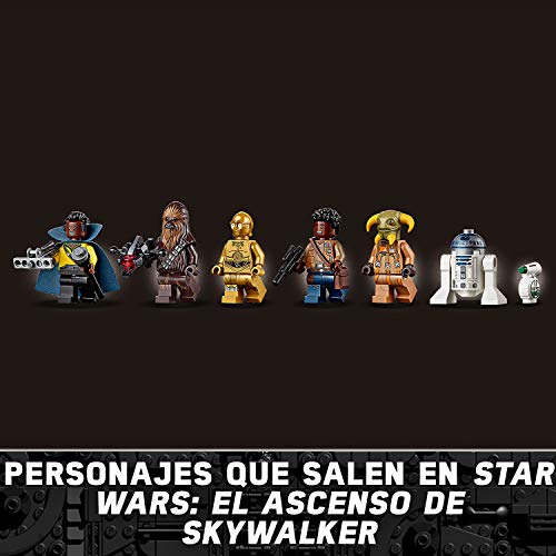 LEGO Star Wars TM - Halcón Milenario, Juguete de Construcción de Nave Espacial, Incluye Minifiguras de Finn, Chewbacca, Lando, C-3PO, R2-D2 y otros, Inspirado en La Guerra de Las Galaxias (75257)