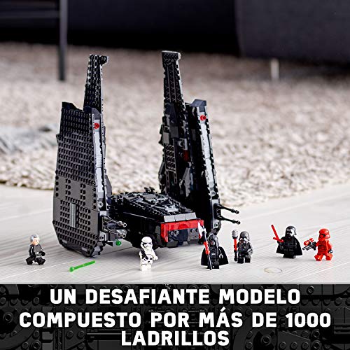 LEGO Star Wars TM - Lanzadera de Kylo Ren, Set de Construcción de Nave Espacial Inspirada en La Guerra de Las Galaxias Episodio IX, Incluye dos disparadores de juguete, El Ascenso de Skywalker (75256)