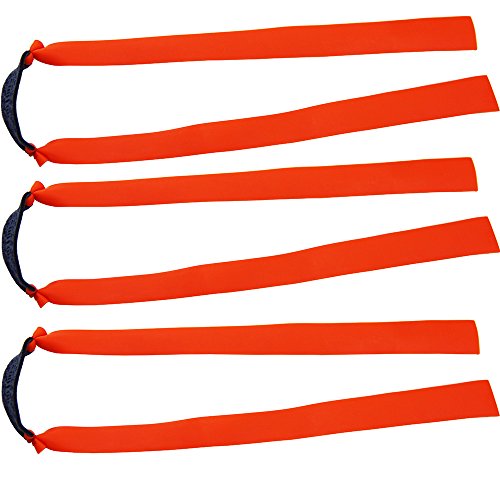 Mangobuy - 10 bandas de gomas elásticas planas para tirachinas de madera para exteriores, naranja
