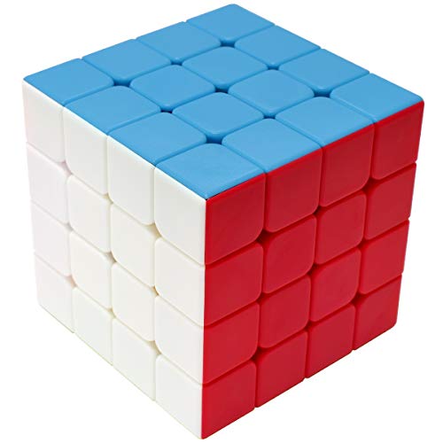 Maomaoyu Cubo Magico 4x4 4x4x4 Original Puzzle Cubo de la Velocidad Niños Juguetes Educativos, Stickerless