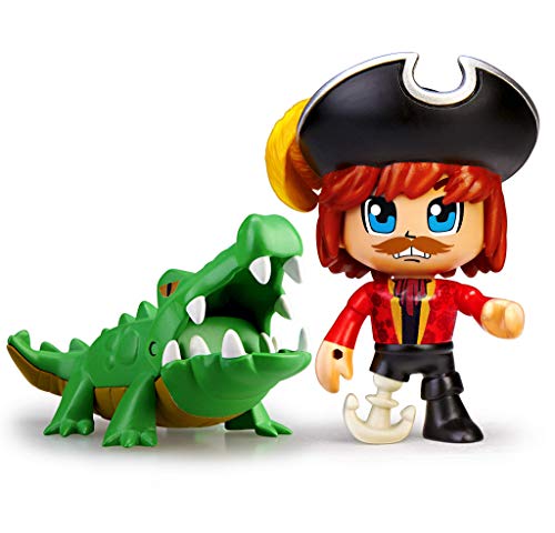 Pinypon Action- Isla Pirata del Capitán Caimán con 2 Figuras, niñas a Partir de 4 a 8 años (Famosa 700015637)
