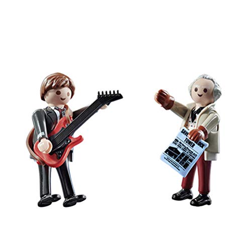 PLAYMOBIL-Back to The Future Marty Mcfly y Dr. Emmett Brown (70459)