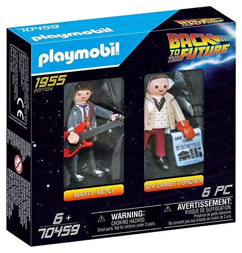 PLAYMOBIL-Back to The Future Marty Mcfly y Dr. Emmett Brown (70459)