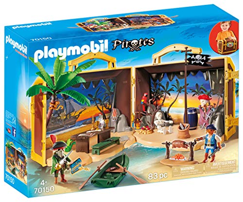 PLAYMOBIL- Pirates Figuras y Juegos de contrucción, Color carbón (70150)