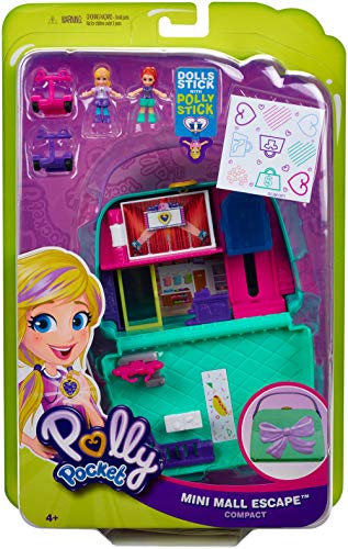 Polly Pocket Cofre Bolso Shopping, Muñeca con Accesorios (Mattel GCJ86) , color/modelo surtido