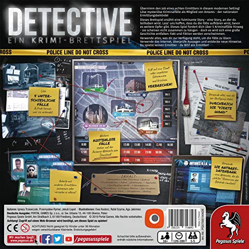Portal Games 57505 Detective, Juego de Mesa , color/modelo surtido