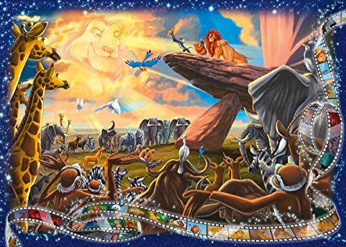 Ravensburger-19747 7 Puzzle, Disney Classic, El Rey Ón, Multicolor, 1000 Piezas (19747)