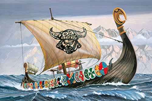 Revell Maqueta Viking Ship, Kit Modello, Escala 1:50 (5403) (05403), Multicolor