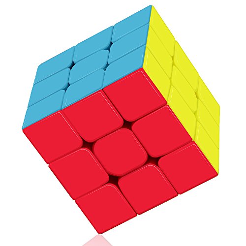 ROXENDA Speed Cube, Profesional 3x3x3 Speed Cube - Torneado rápido y Suave - Helado sólido y sin Etiquetas, el Mejor Juguete mágico 3D Puzzle: se vuelve más rápido Que el Original (T2)