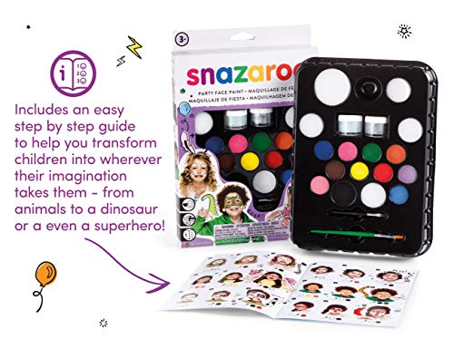 Snazaroo Ultimate Party Pack - Set de Maquillaje de Fiesta