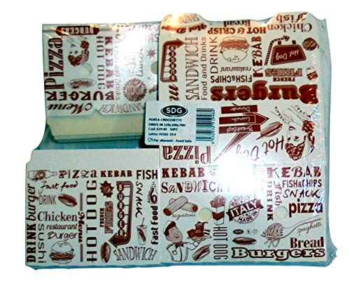 Sobre de cartón para alimentos fritos o sándwiches, abbinable a el Freebox - Caja de cartón de 500 piezas