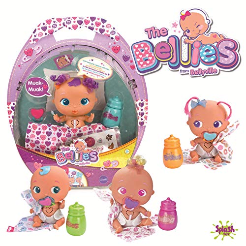 The Bellies - Muak-Muak, muñeco Interactivo para niños y niñas de 3 a 8 años (Famosa 700014564)