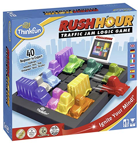 Think Fun- Rush Hour Juego de Habilidad, Multicolor, única (Ravensburger 76336) , color/modelo surtido