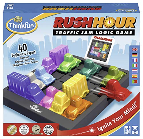 Think Fun- Rush Hour Juego de Habilidad, Multicolor, única (Ravensburger 76336) , color/modelo surtido