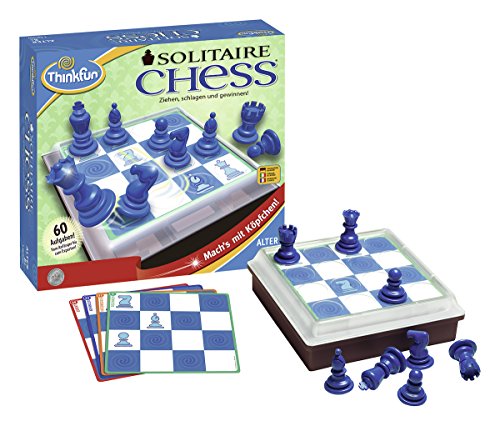 ThinkFun 76325 Soitaire Chess - Juego de Pensamiento