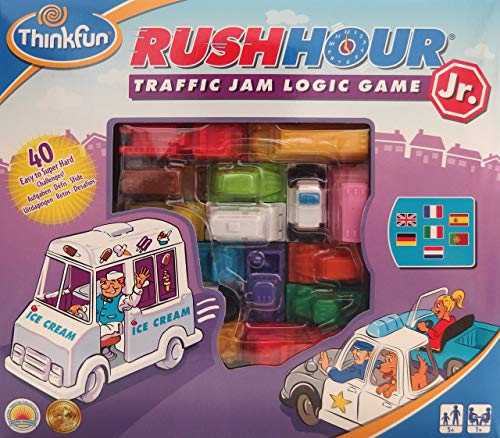 ThinkFun Rush Hour Jr, Juego "Traffic Jam Logic Game" (TF5040)
